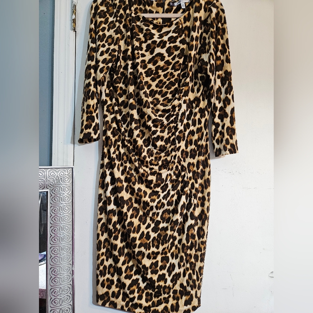 Jennifer Lopez Animal Print Dress.